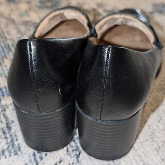 Life Stride Soft System Loafers Women Size 7.5M Black Slip On Pumps Shoes - Picture 4 of 7